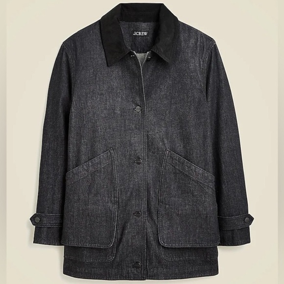 J. Crew Jackets & Blazers - J.Crew Denim Barn Jacket size small NWT